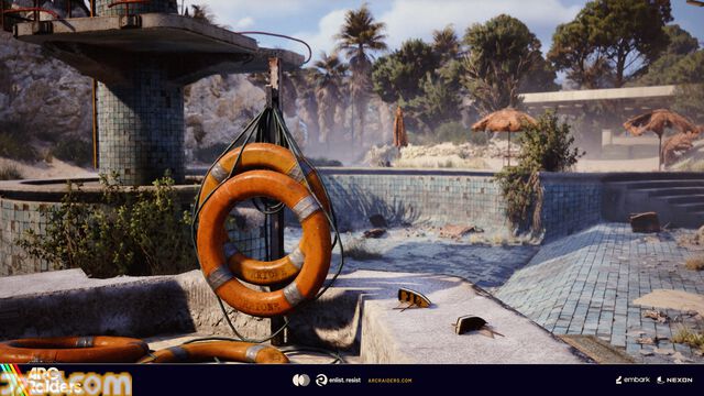 『アークレイダース』“リブン・タイズ”は工場とリゾート地で二分される新マップ。新ARC“タービン”や新マップコンディション“海岸探索”などが登場する大型アップデート“Riven Tides”が実施