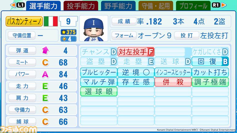 『パワプロ2026』WBCベスト8の代表選手能力値が初公開。アメリカ主将アーロンは威圧感持ちでパワーS。メキシコのアロサレーナ、侍J阪神の森下など