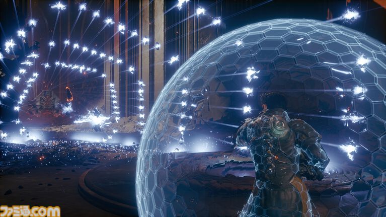 『SAROS』大量に襲い来る敵の弾幕を回避・パリィ・カウンターでしのげ。ハイスピード弾幕TPSが本日（4/30）発売。『Returnal』開発元が手掛ける精神的続編