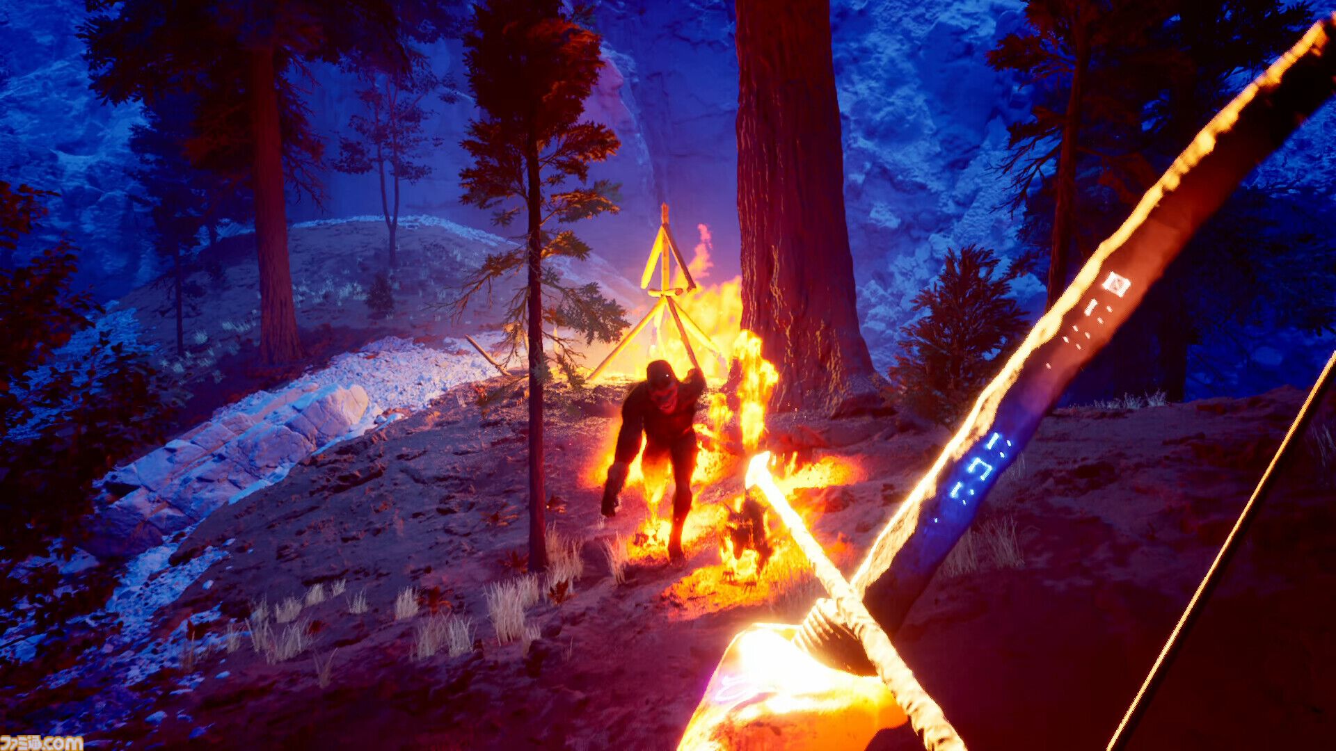 『フォールアウト』『スカイリム』開発者のオープンワールドホラーゲーム『The Axis Unseen』Steamで10月発売。伝説上の怪物を弓で狩る