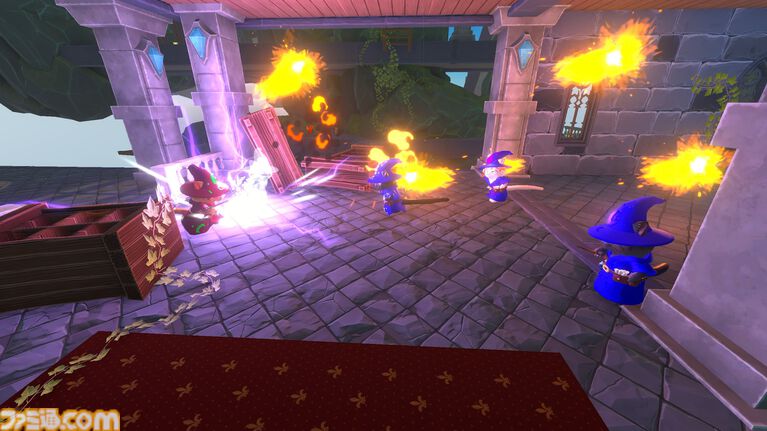 『ねこねこマジック』「ファイアボール！」と叫べば火の玉が飛ぶ。声がそのまま呪文になるねこ魔法使い協力アクションアドベンチャーの無料デモ版が配信