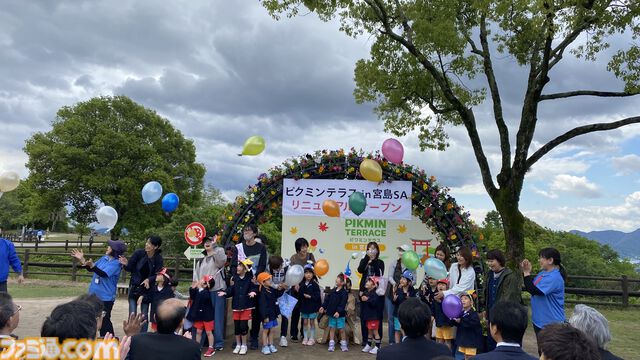 『ピクミン』だらけの“ピクミンテラス in 宮島SA”が５月１日からリニューアルオープン。参加型イベントや限定グッズが満載。