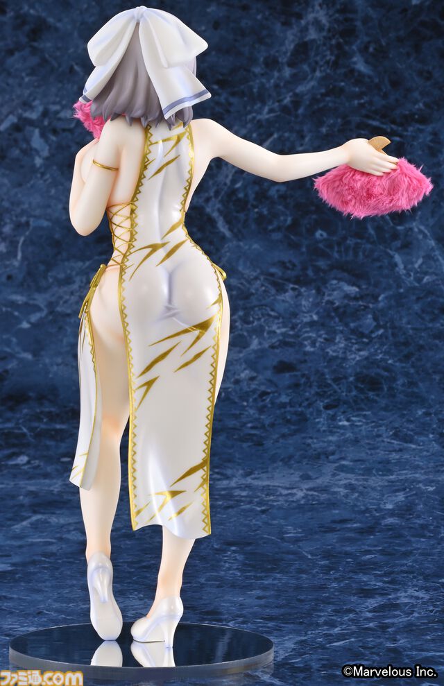 『閃乱カグラNewWave Gバースト』白チャイナドレスを着た雪泉のフィギュアが登場。3Dクリスタルセットが本日（6/7）より予約開始