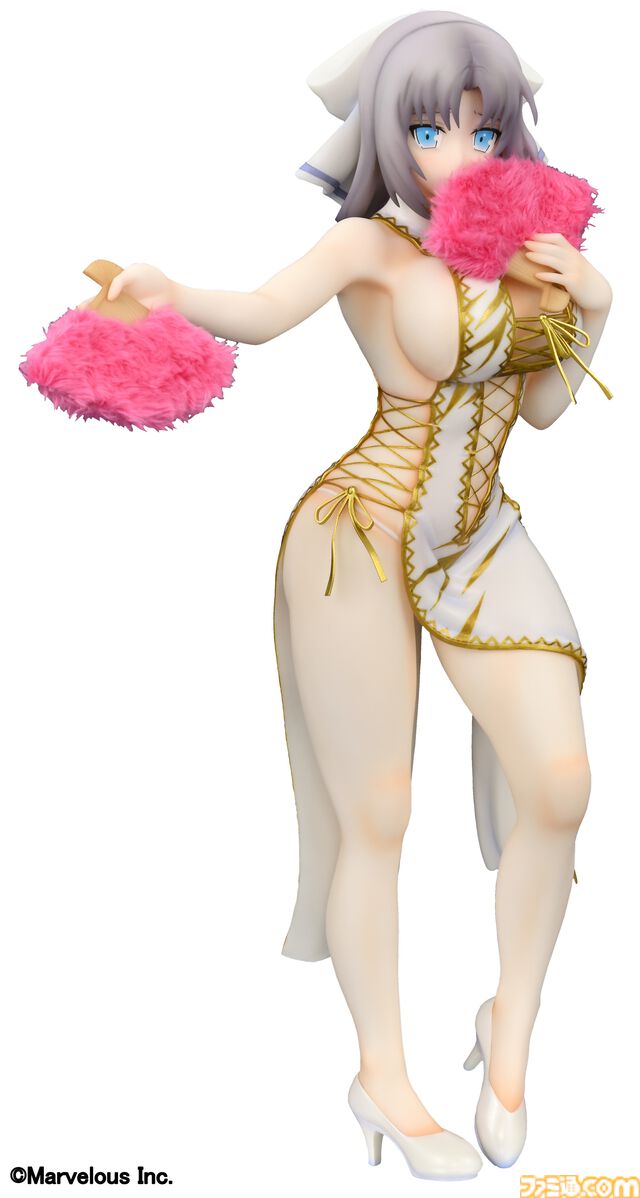 『閃乱カグラNewWave Gバースト』白チャイナドレスを着た雪泉のフィギュアが登場。3Dクリスタルセットが本日（6/7）より予約開始