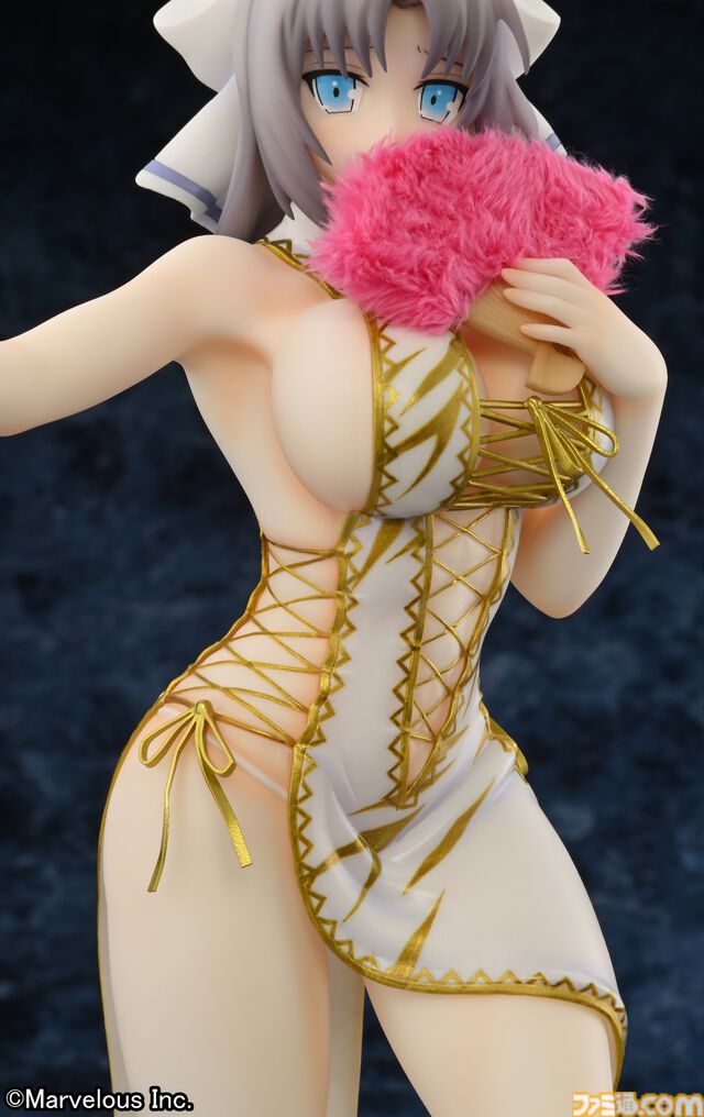 『閃乱カグラNewWave Gバースト』白チャイナドレスを着た雪泉のフィギュアが登場。3Dクリスタルセットが本日（6/7）より予約開始