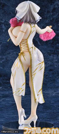 『閃乱カグラNewWave Gバースト』白チャイナドレスを着た雪泉のフィギュアが登場。3Dクリスタルセットが本日（6/7）より予約開始