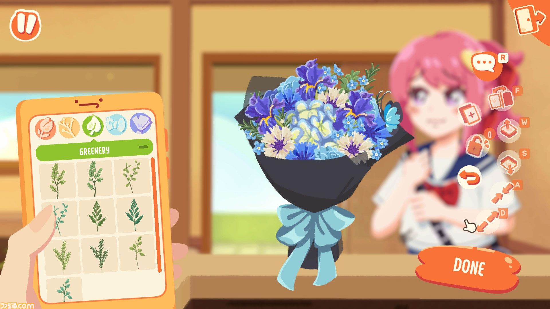 『Puni the Florist』ドジ妖精といっしょに心温まる花屋シミュ。特別なアプリで自由に花束をアレンジできる【6/8発売】