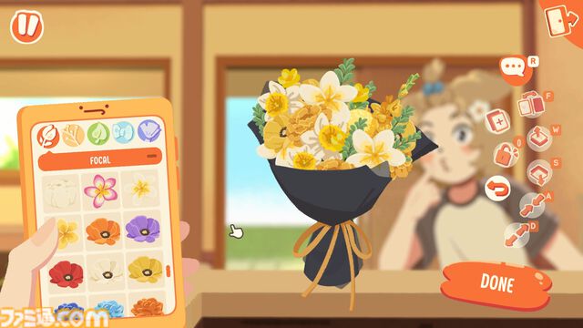 『Puni the Florist』ドジ妖精といっしょに心温まる花屋シミュ。特別なアプリで自由に花束をアレンジできる【6/8発売】