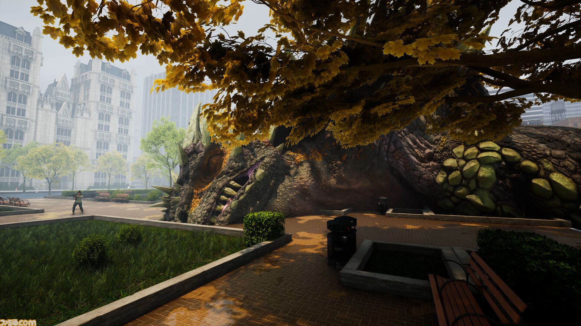 『BeastLink』怪獣や人間が大規模バトルをくり広げる、最大32人マルチ対応アクション。とある条件を満たせば怪獣になって暴れ回れる