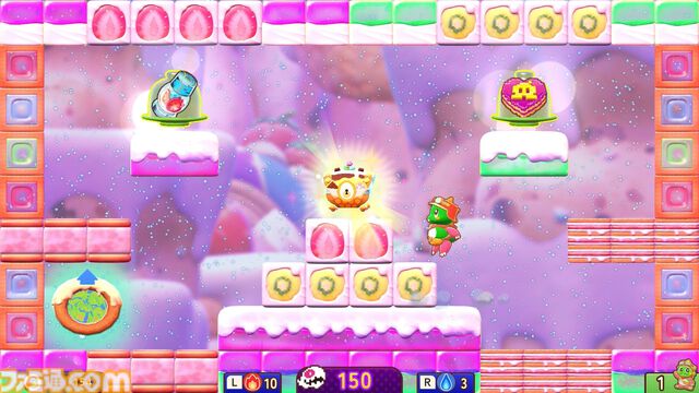 『バブルボブル シュガーダンジョン ブースト』新たなボーナスステージやアイテムなど新要素が公開。初代の“ちゃっくんハート”がリバイバル登場