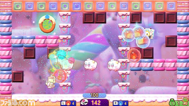 『バブルボブル シュガーダンジョン ブースト』新たなボーナスステージやアイテムなど新要素が公開。初代の“ちゃっくんハート”がリバイバル登場