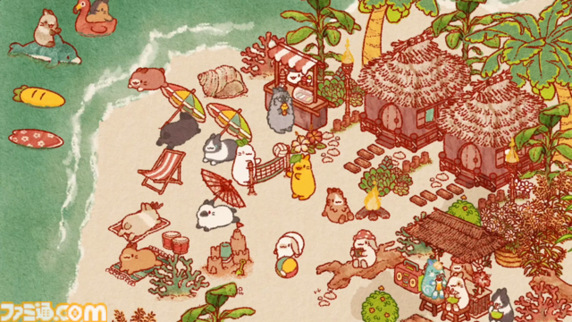 『うさぎしま』に夏がやってきた！ 新たなうさぎやミニゲームが追加される大型アップデートが配信開始