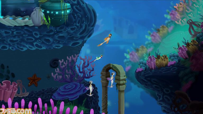 『バハムートとワクワクの木』アラビア神話に影響を受けた海底探索アドベンチャー、PS5＆Xbox版が発売。巨鯨バハムートや海中都市を描く幻想世界へ