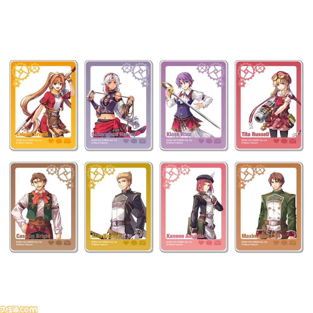 『空の軌跡 the 1st』ファンミーティングで販売されたグッズの事後通販が開始。アクリルスタンドやぬいぐるみキーホルダーなどがラインアップ