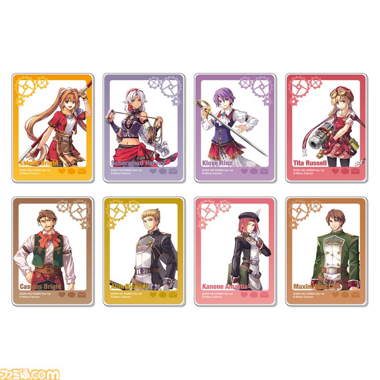 『空の軌跡 the 1st』ファンミーティングで販売されたグッズの事後通販が開始。アクリルスタンドやぬいぐるみキーホルダーなどがラインアップ