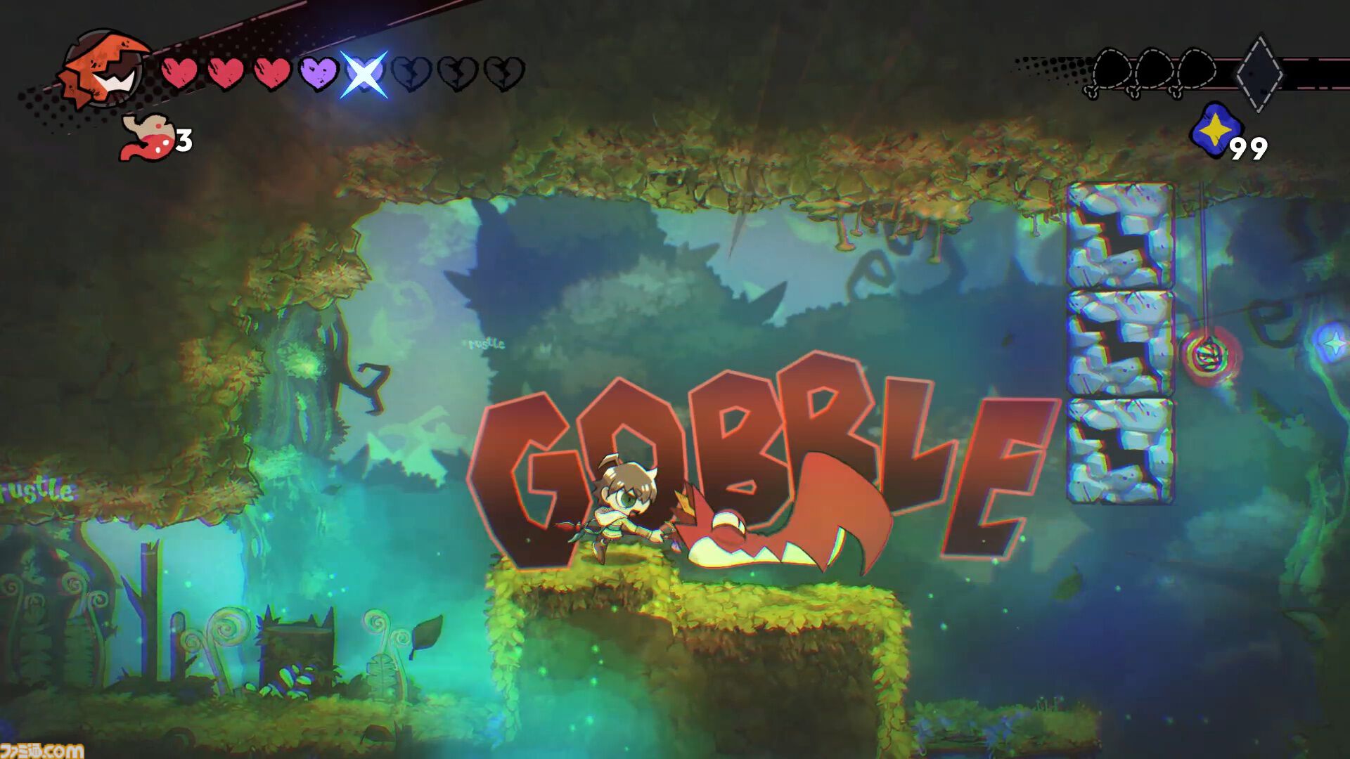 『GOBBLE（ガブル）』倒した敵を捕食して能力を手に入れる2D横スクロールアクション。捕食システムや敵キャラクターの最新情報が公開