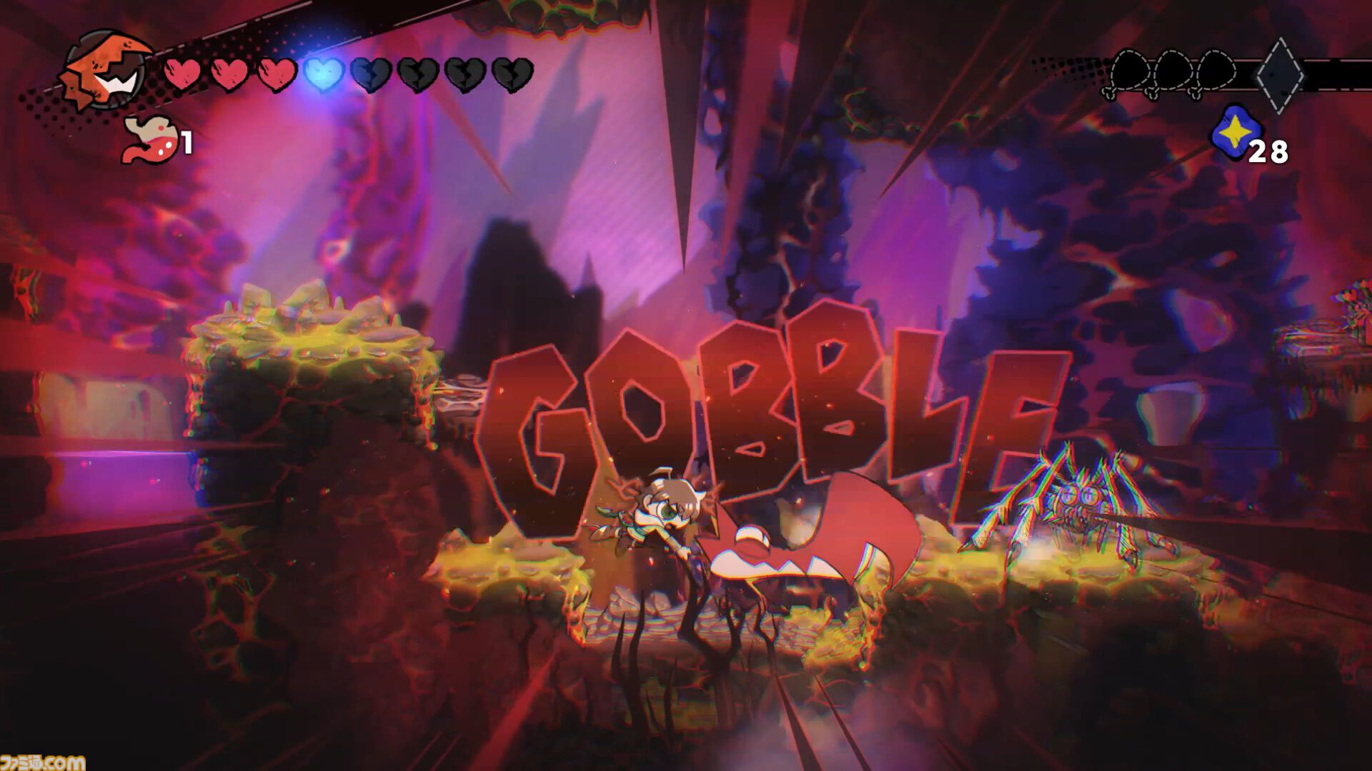 『GOBBLE（ガブル）』倒した敵を捕食して能力を手に入れる2D横スクロールアクション。捕食システムや敵キャラクターの最新情報が公開