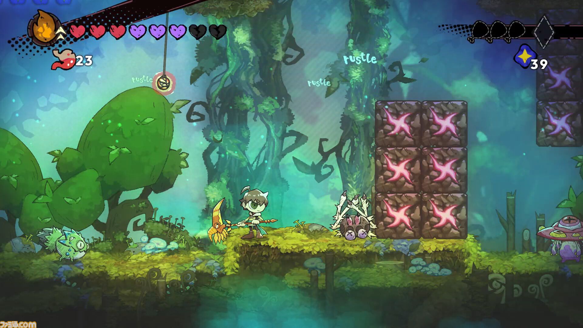 『GOBBLE（ガブル）』倒した敵を捕食して能力を手に入れる2D横スクロールアクション。捕食システムや敵キャラクターの最新情報が公開