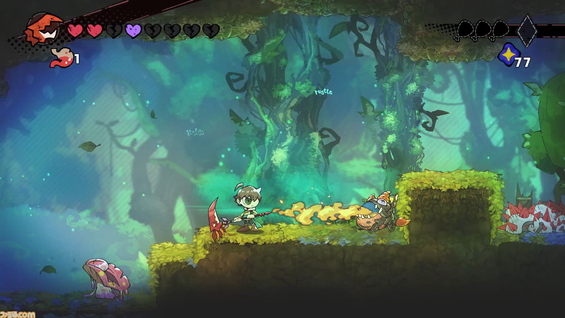 『GOBBLE（ガブル）』倒した敵を捕食して能力を手に入れる2D横スクロールアクション。捕食システムや敵キャラクターの最新情報が公開