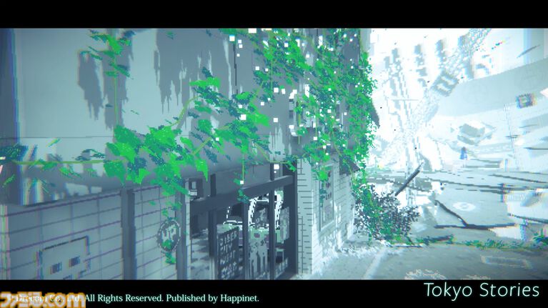 『Tokyo Stories』“ピクセルアート×3D”に心惹かれる、誰もいない東京徘徊アドベンチャーのパブリッシャーがハピネットに。BitSummit出展情報も公開