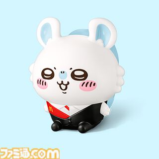 『ちいかわ』マクドナルド“ハッピーセット”が5月15日発売。クルー姿のハチワレやうさぎのフィギュアがおまけに。転売対策で購入制限アリ、メルカリやヤオフク＆フリマは出品禁止を発表