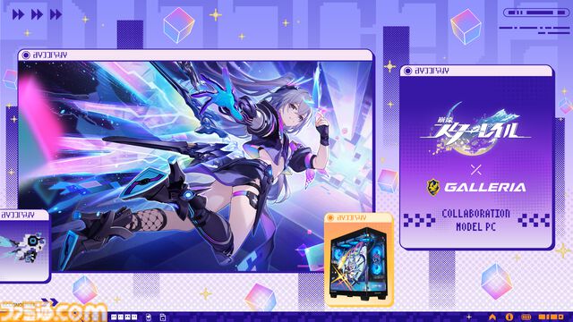 『崩壊：スターレイル』銀狼LV.999モデルのゲーミングPCがガレリアより発売。限定デザインのケースに加えオリジナルマウスカーソルやコントローラースタンドが付属