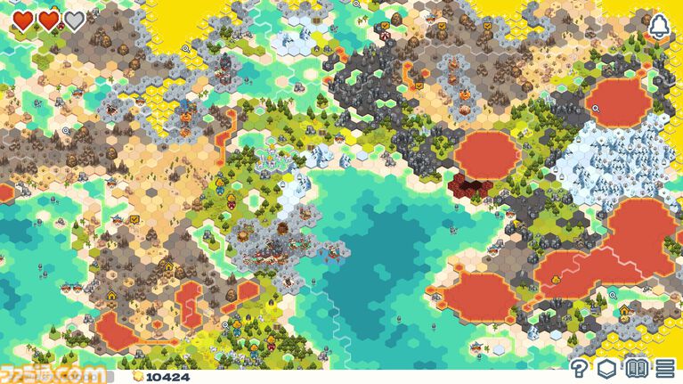 『Dungeon Sweeper Plus』まったり遊べるマインスイーパー風世界開拓ゲーム、Steamで2026年配信。どんどん賑やかになる世界を楽しむチルなタイトル
