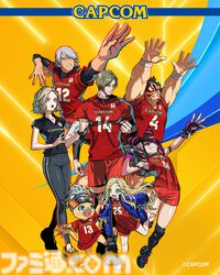 カプコン×バレーボールのコラボイラスト2026年版が公開。『バイオ レクイエム』グレース&レオン、『プラグマタ』ディアナなど最新作のキャラも登場
