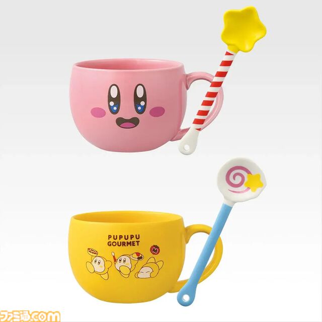 『星のカービィ』一番くじが本日（5/9）発売。カービィ柄マグカップとスターロッド型スプーンのセットがかわいい