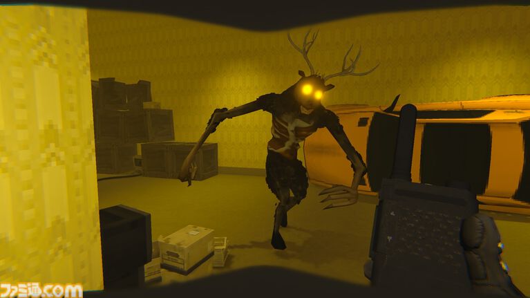 『プロジェクト:ドア』無料デモ版がSteamにて配信開始。次元をつなげるドアを潜って狂気と戦うアクションゲーム。『8番出口』っぽいステージなどオマージュも豊富