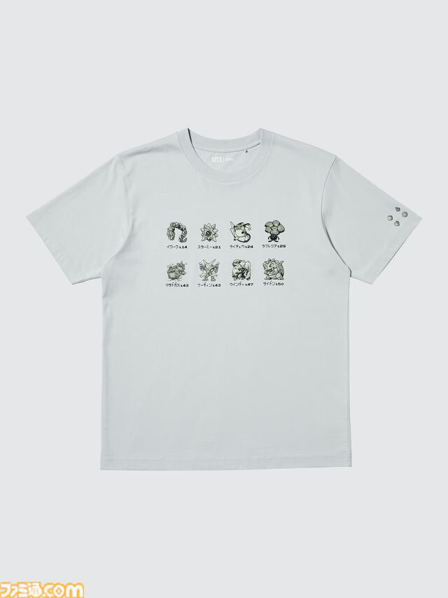 『ポケモン』ユニクロUT新作が7月下旬発売。ドット絵のゲンガー、ミュウツー、初代ジムリーダーの各手持ちを配したデザインなどが登場