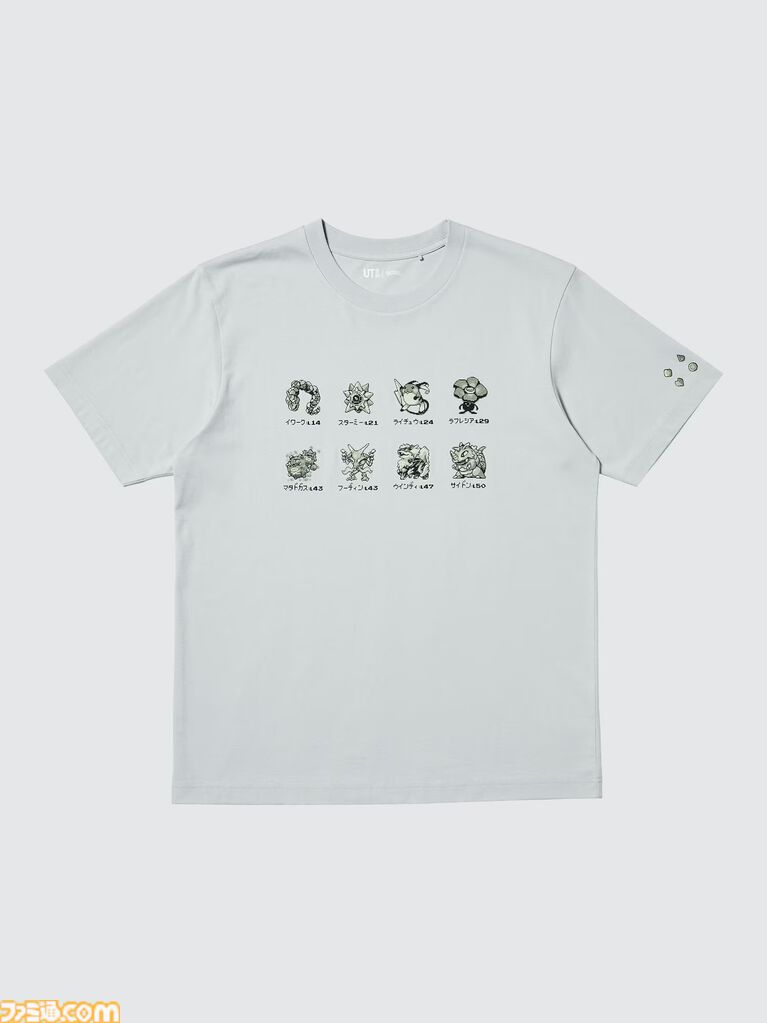 『ポケモン』ユニクロUT新作が7月下旬発売。ドット絵のゲンガー、ミュウツー、初代ジムリーダーの各手持ちを配したデザインなどが登場