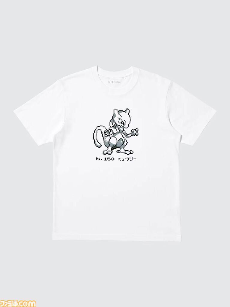 『ポケモン』ユニクロUT新作が7月下旬発売。ドット絵のゲンガー、ミュウツー、初代ジムリーダーの各手持ちを配したデザインなどが登場
