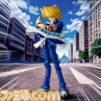 『遊戯王』城之内くんのアクションフィギュアがリボルテックより登場。アゴの再現度◎な“パーフェクト城之内”顔パーツが予約特典として付属