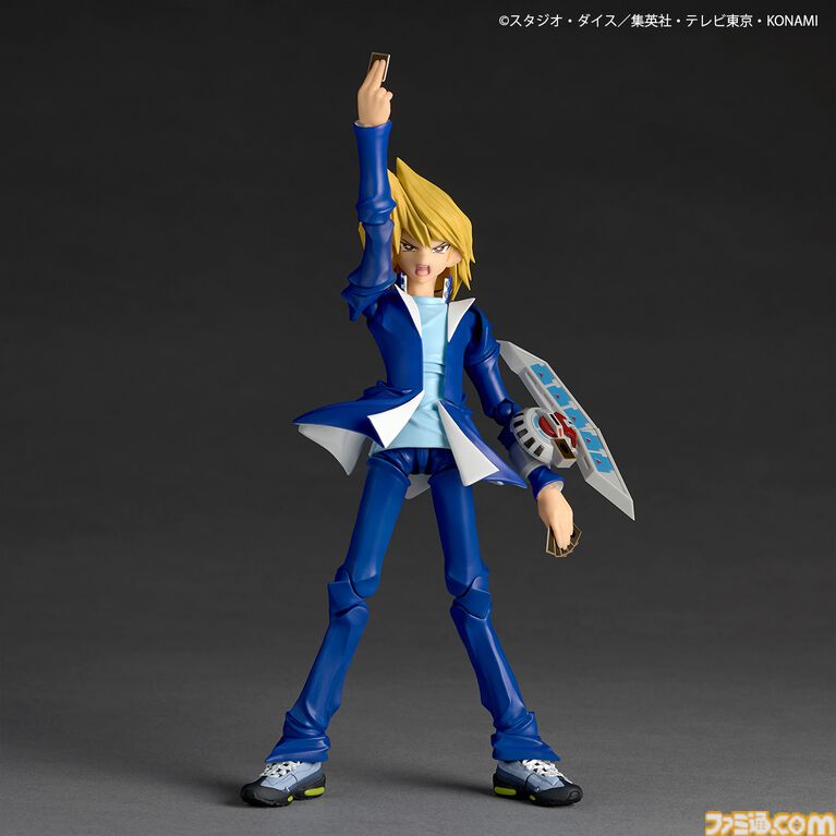『遊戯王』城之内くんのアクションフィギュアがリボルテックより登場。アゴの再現度◎な“パーフェクト城之内”顔パーツが予約特典として付属