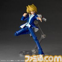 『遊戯王』城之内くんのアクションフィギュアがリボルテックより登場。アゴの再現度◎な“パーフェクト城之内”顔パーツが予約特典として付属