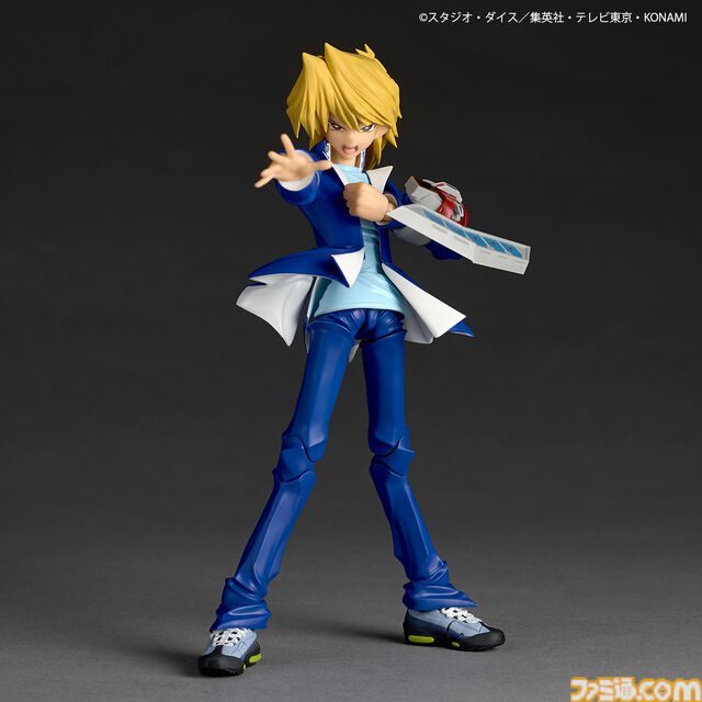 『遊戯王』城之内くんのアクションフィギュアがリボルテックより登場。アゴの再現度◎な“パーフェクト城之内”顔パーツが予約特典として付属