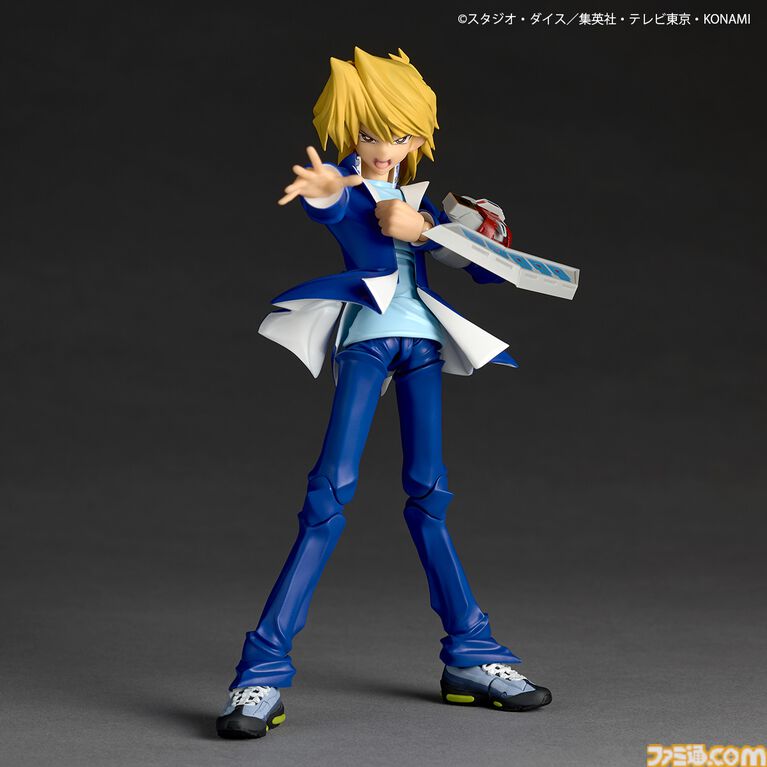 『遊戯王』城之内くんのアクションフィギュアがリボルテックより登場。アゴの再現度◎な“パーフェクト城之内”顔パーツが予約特典として付属
