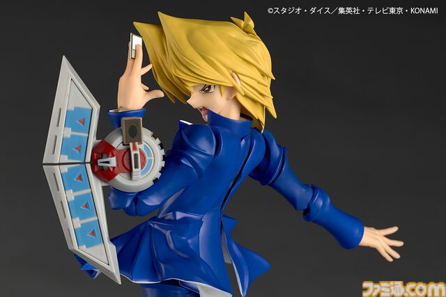 『遊戯王』城之内くんのアクションフィギュアがリボルテックより登場。アゴの再現度◎な“パーフェクト城之内”顔パーツが予約特典として付属