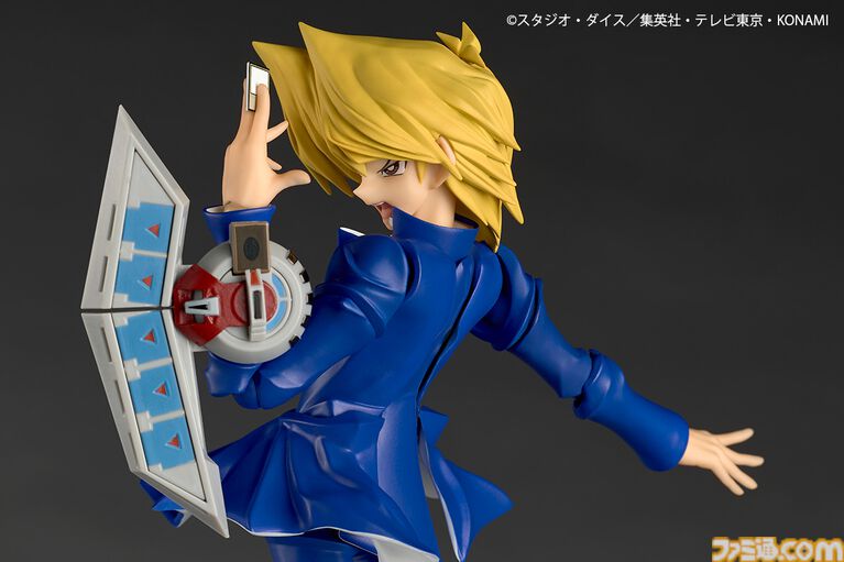 『遊戯王』城之内くんのアクションフィギュアがリボルテックより登場。アゴの再現度◎な“パーフェクト城之内”顔パーツが予約特典として付属
