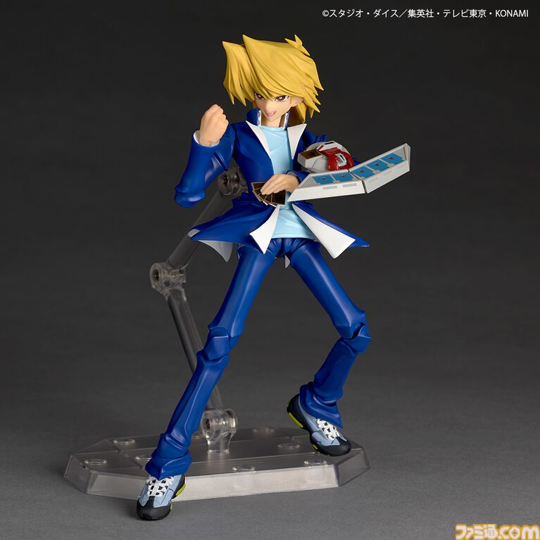 『遊戯王』城之内くんのアクションフィギュアがリボルテックより登場。アゴの再現度◎な“パーフェクト城之内”顔パーツが予約特典として付属