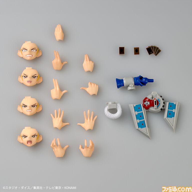 『遊戯王』城之内くんのアクションフィギュアがリボルテックより登場。アゴの再現度◎な“パーフェクト城之内”顔パーツが予約特典として付属