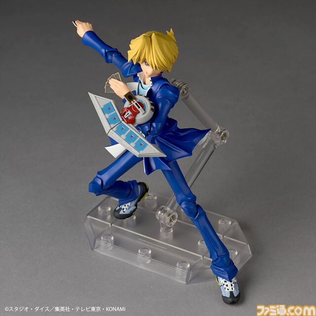 『遊戯王』城之内くんのアクションフィギュアがリボルテックより登場。アゴの再現度◎な“パーフェクト城之内”顔パーツが予約特典として付属