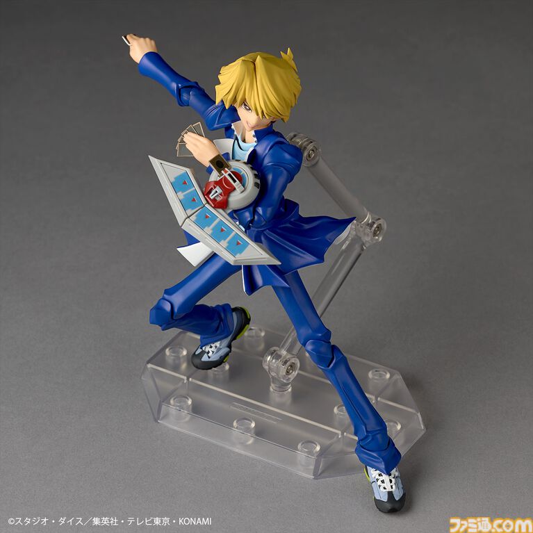 『遊戯王』城之内くんのアクションフィギュアがリボルテックより登場。アゴの再現度◎な“パーフェクト城之内”顔パーツが予約特典として付属