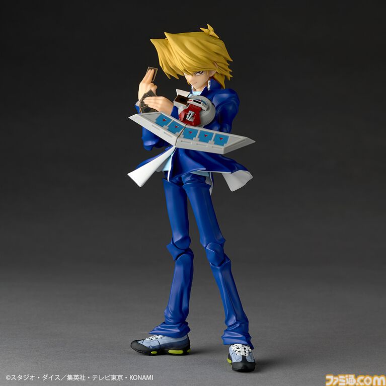 『遊戯王』城之内くんのアクションフィギュアがリボルテックより登場。アゴの再現度◎な“パーフェクト城之内”顔パーツが予約特典として付属