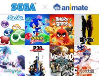 セガグループ、アニメイトとの大型プロジェクト始動。『ソニック』『ペルソナ』『龍が如く』など人気IPとのコラボ企画を1年にわたり展開