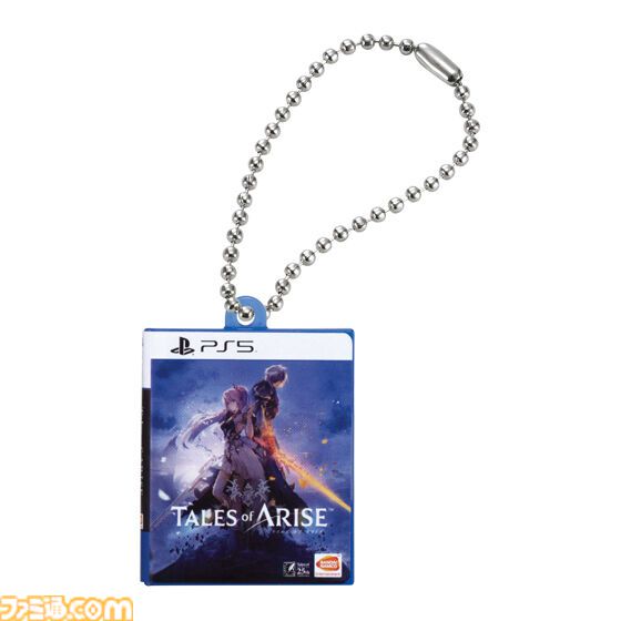 『テイルズ オブ』シリーズのパッケージがミニチュアチャームに。『ジ アビス』『デスティニー』『エクシリア』『アライズ』など8作品