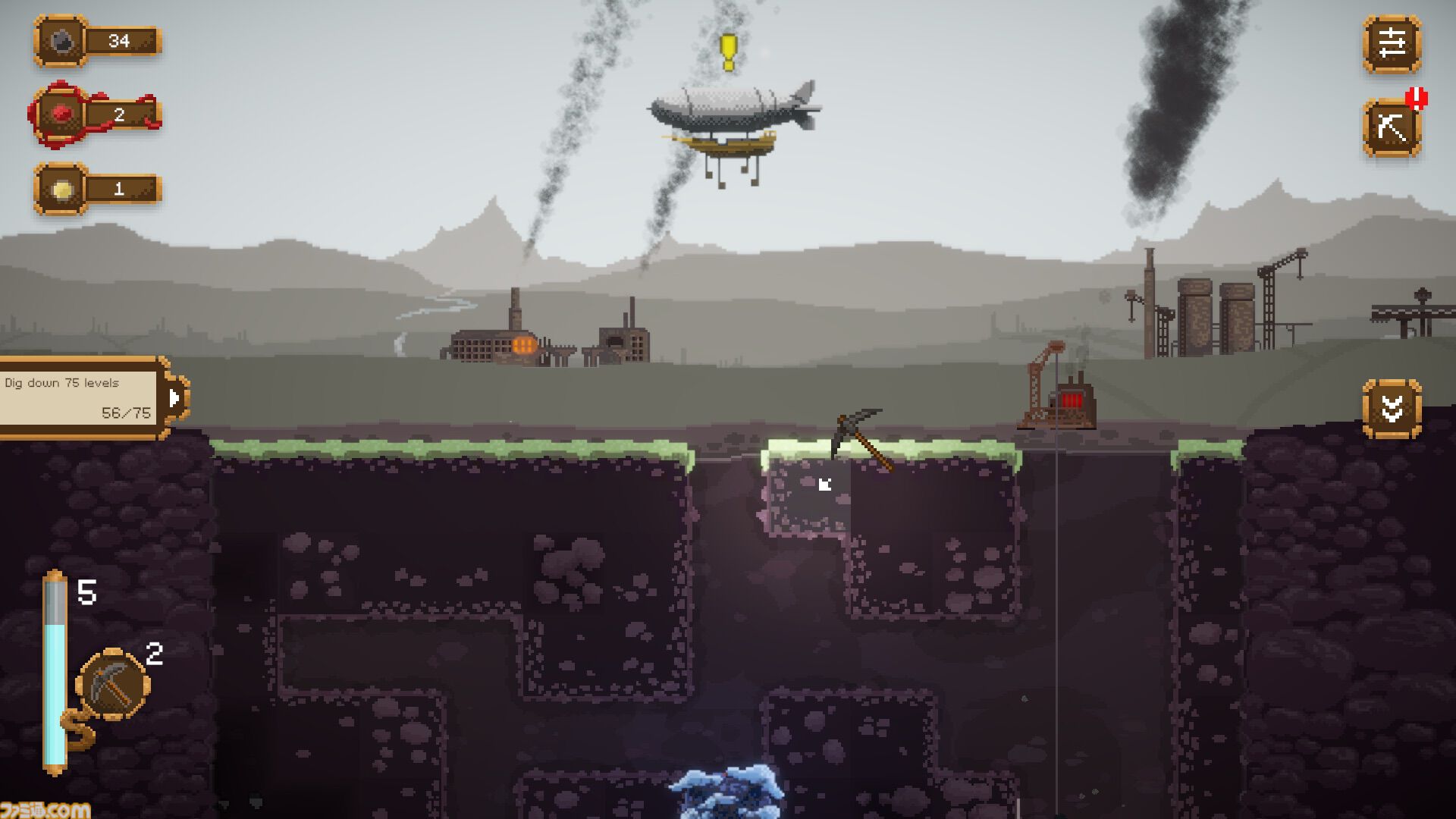 『Drill Deep』鉱山を掘り進めるほどに、狂気はその姿を覗かせる。自らの手で恐怖に接近するラヴクラフト風ローグライトクリッカー、Steamにて2026年配信