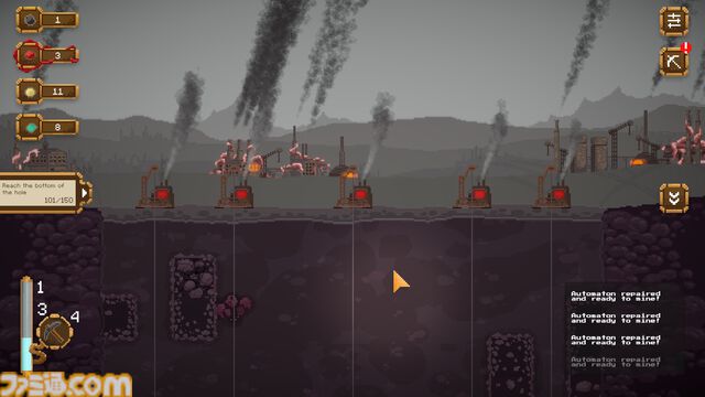 『Drill Deep』鉱山を掘り進めるほどに、狂気はその姿を覗かせる。自らの手で恐怖に接近するラヴクラフト風ローグライトクリッカー、Steamにて2026年配信