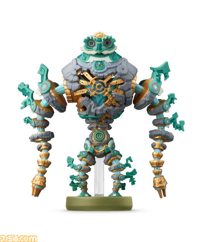 『ゼルダの伝説 ティアキン』ミネルゴーレムのamiiboが9月17日に発売。ゲーム内で使用すると夜に光る特別な“パラセールの生地”が手に入る